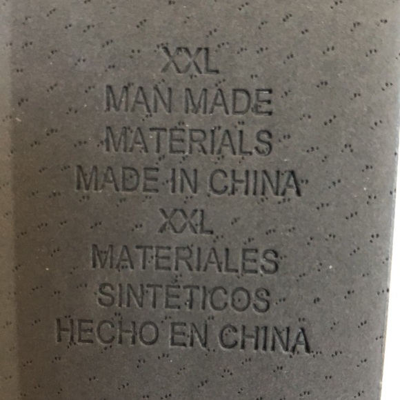 Black Gold Wide Band Vegan Leather Belt size XXL - Picture 12 of 12